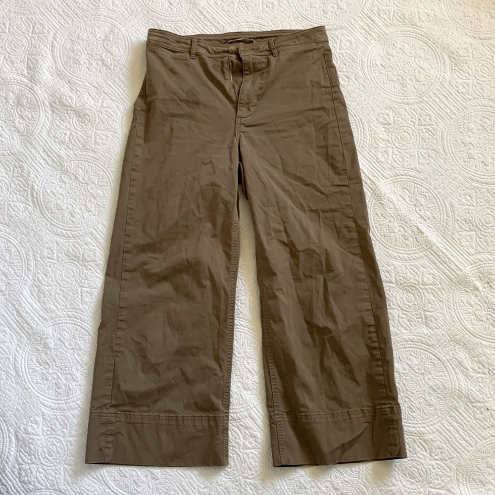 Everlane Wide leg high rise pant